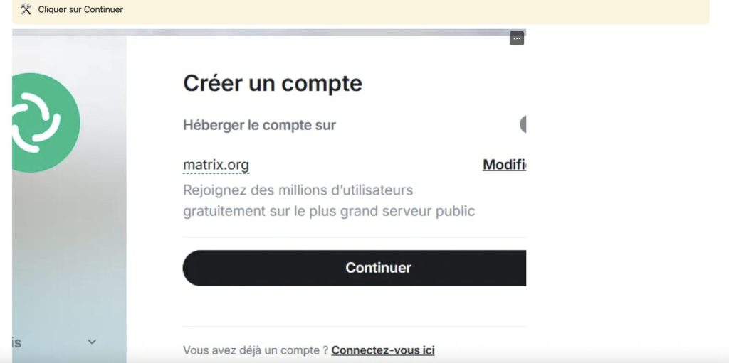 Prise en main d'Element – étape 3